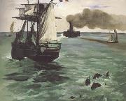 Edouard Manet Les marsouins,marins (mk40) Sweden oil painting artist